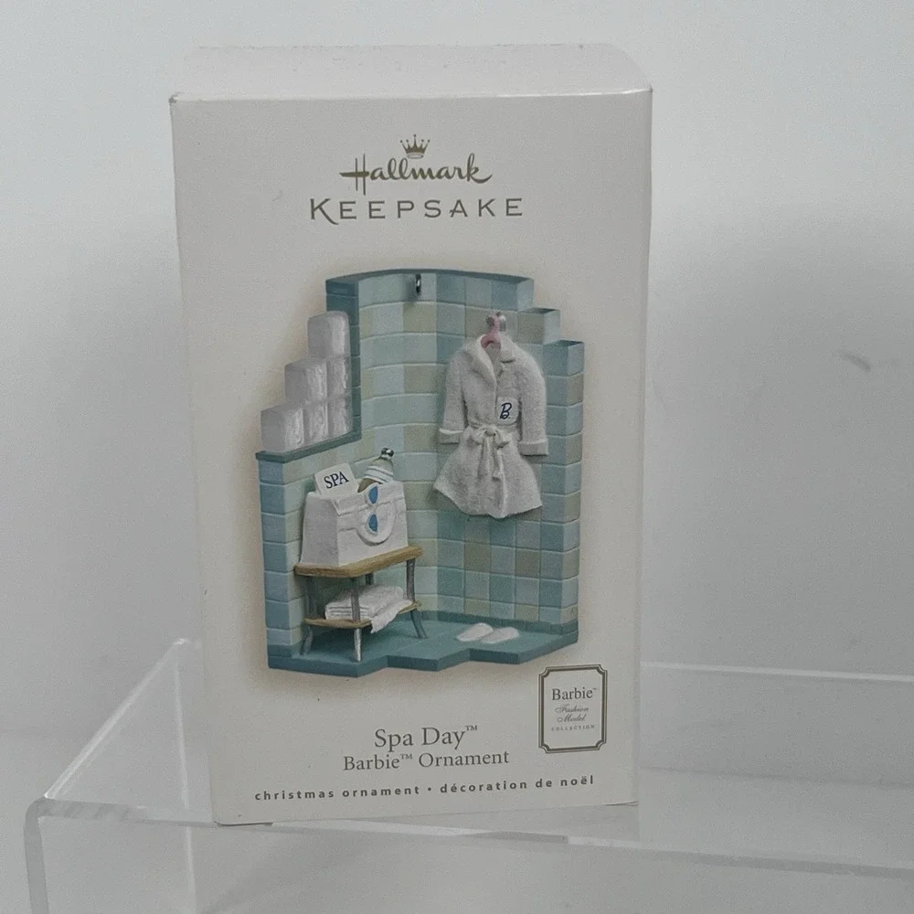 Barbie Spa Day 2007 Hallmark Keepsake Christmas Ornament Collectible‎
